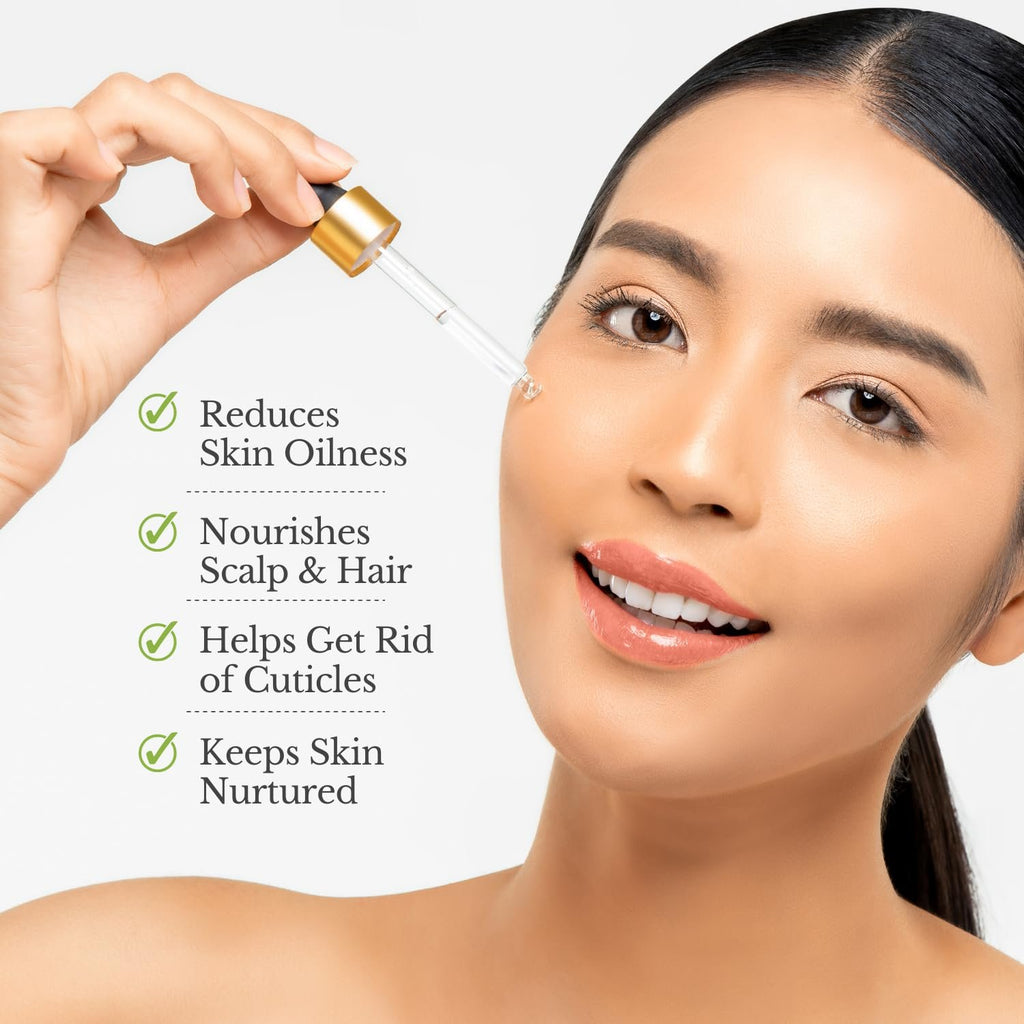 TRIONI Deluxe Gua Sha Oil for Face Skincare Gift Set with Mask