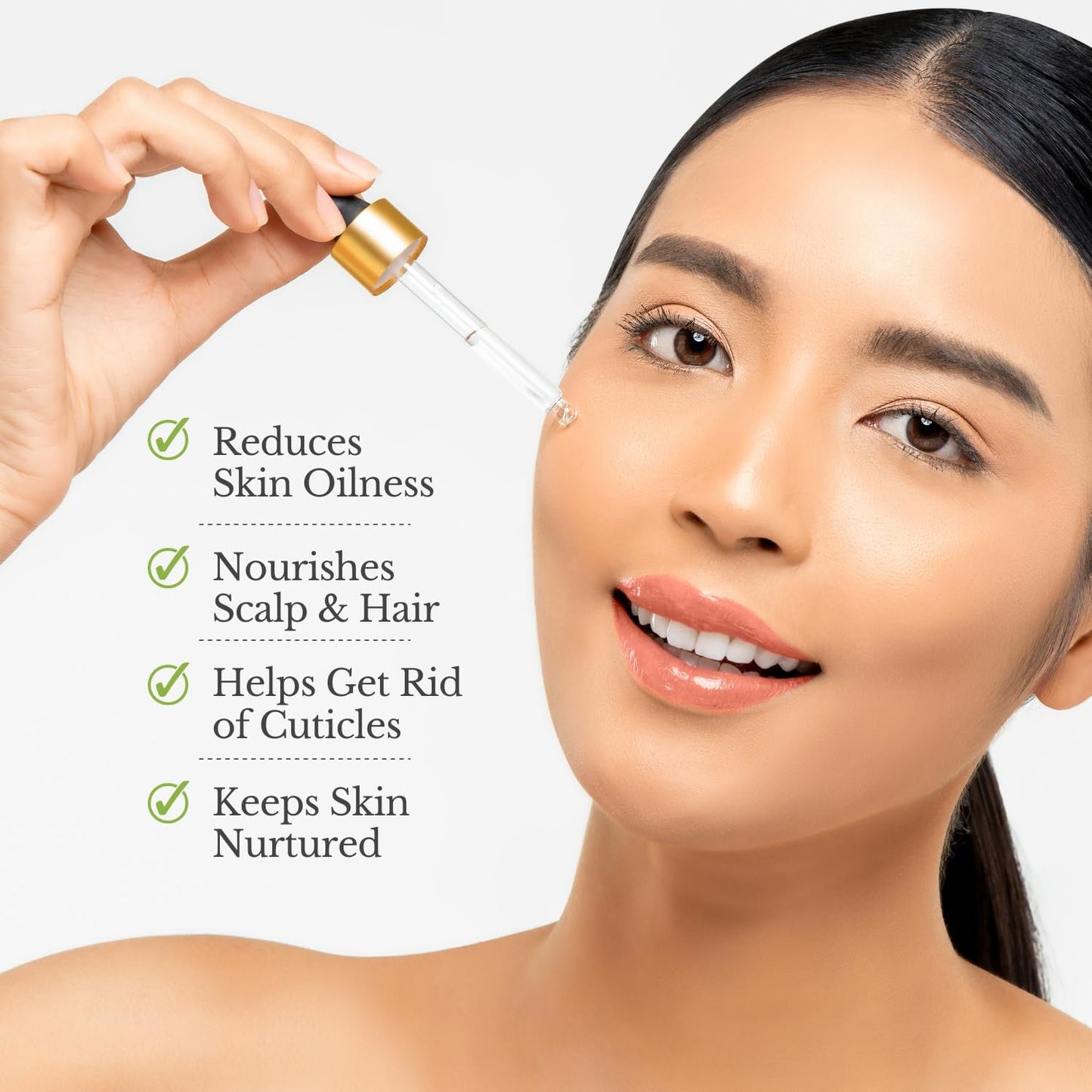 TRIONI Deluxe Gua Sha Oil for Face Skincare Gift Set with Mask